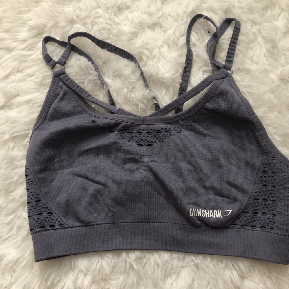 Gymshark Energy 2.0 Bra-Steel Blue